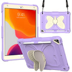 Para iPad 10.2 2021 y 2020 y 2019 / Air 3 10.5 pulgadas / Beige + morado claro