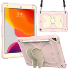 Para iPad 10.2 2021 y 2020 y 2019 / Air 3 10.5 pulgadas / Beige + Rosa Rosa