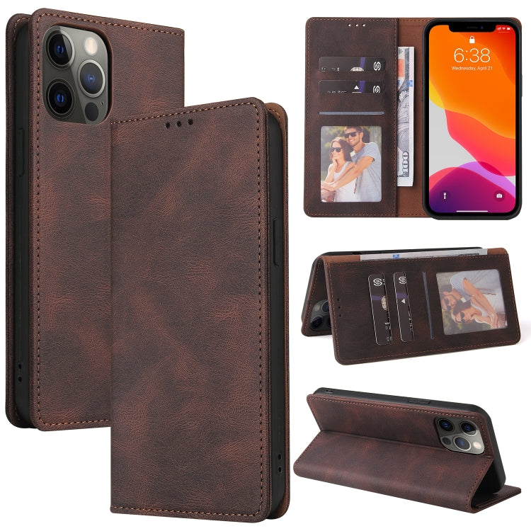 Simple Suction Closure Horizontal Flip Leather Case with Holder & Card Slot & Wallet, For iPhone 12 mini, For iPhone 11 Pro Max, For iPhone 11 Pro, For iPhone 11