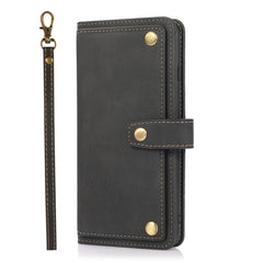 PU + TPU Horizontal Flip Ledertasche mit Halter &amp; Kartensteckplatz &amp; Geldbörse &amp; Trageband, Für iPhone 8 Plus &amp; 7 Plus, Für iPhone XS / X, Für iPhone XR, Für iPhone XS Max, Für iPhone 12 mini, Für iPhone 12 / 12 Pro