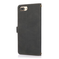 PU + TPU Horizontal Flip Ledertasche mit Halter &amp; Kartensteckplatz &amp; Geldbörse &amp; Trageband, Für iPhone 8 Plus &amp; 7 Plus, Für iPhone XS / X, Für iPhone XR, Für iPhone XS Max, Für iPhone 12 mini, Für iPhone 12 / 12 Pro