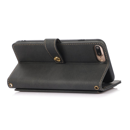 PU + TPU Horizontal Flip Leather Case with Holder & Card Slot & Wallet & Lanyard, For iPhone 8 Plus & 7 Plus, For iPhone XS / X, For iPhone XR, For iPhone XS Max