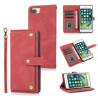 For iPhone 8 Plus & 7 Plus / Wine Red