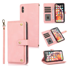 PU + TPU Horizontal Flip Leather Case with Holder & Card Slot & Wallet & Lanyard, For iPhone 8 Plus & 7 Plus, For iPhone XS / X, For iPhone XR, For iPhone XS Max, For iPhone 12 mini, For iPhone 12 / 12 Pro