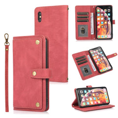 PU + TPU Horizontal Flip Leather Case with Holder & Card Slot & Wallet & Lanyard, For iPhone 8 Plus & 7 Plus, For iPhone XS / X, For iPhone XR, For iPhone XS Max, For iPhone 12 mini, For iPhone 12 / 12 Pro