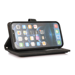 Funda de cuero PU + TPU con tapa horizontal con soporte, ranura para tarjetas, billetera y cordón, para iPhone 12 Pro Max, para iPhone 13 mini, para iPhone 13, para iPhone 13 Pro, para iPhone 13 Pro Max