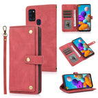 For Samsung Galaxy A21s / Wine Red