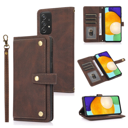 PU + TPU Horizontal Flip Leather Case with Holder & Card Slot & Wallet & Lanyard, For Samsung Galaxy A52 5G / 4G, For Samsung Galaxy A71 4G, For Samsung Galaxy A72 5G / 4G, For Samsung Galaxy Note8