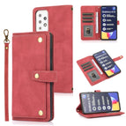 For Samsung Galaxy A72 5G / 4G / Wine Red