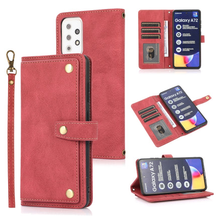 PU + TPU Horizontal Flip Leather Case with Holder & Card Slot & Wallet & Lanyard, For Samsung Galaxy A52 5G / 4G, For Samsung Galaxy A71 4G, For Samsung Galaxy A72 5G / 4G, For Samsung Galaxy Note8