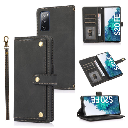 PU + TPU Horizontal Flip Leather Case with Holder & Card Slot & Wallet & Lanyard, For Samsung Galaxy Note9, For Samsung Galaxy Note 10 Pro, For Samsung Galaxy Note20, For Samsung Galaxy S20 FE
