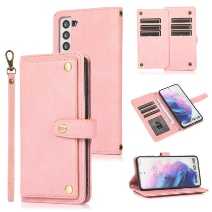 PU + TPU Horizontal Flip Leather Case with Holder & Card Slot & Wallet & Lanyard, For Samsung Galaxy S20+, For Samsung Galaxy S21 FE 5G, For Samsung Galaxy S21+ 5G, For Samsung Galaxy S21 Ultra 5G