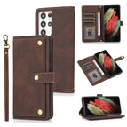 For Samsung Galaxy S21 Ultra 5G / Brown