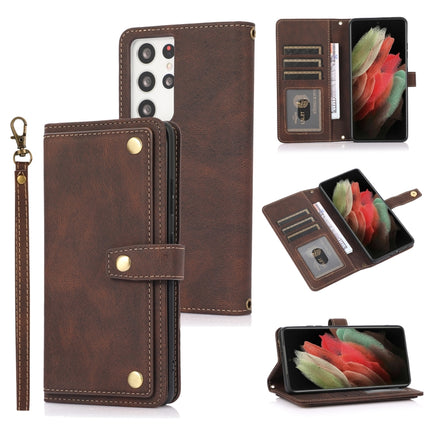 PU + TPU Horizontal Flip Leather Case with Holder & Card Slot & Wallet & Lanyard, For Samsung Galaxy S20+, For Samsung Galaxy S21 FE 5G, For Samsung Galaxy S21+ 5G, For Samsung Galaxy S21 Ultra 5G