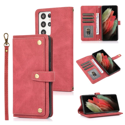 PU + TPU Horizontal Flip Leather Case with Holder & Card Slot & Wallet & Lanyard, For Samsung Galaxy S20+, For Samsung Galaxy S21 FE 5G, For Samsung Galaxy S21+ 5G, For Samsung Galaxy S21 Ultra 5G