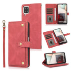 For Samsung Galaxy A12 / Wine Red