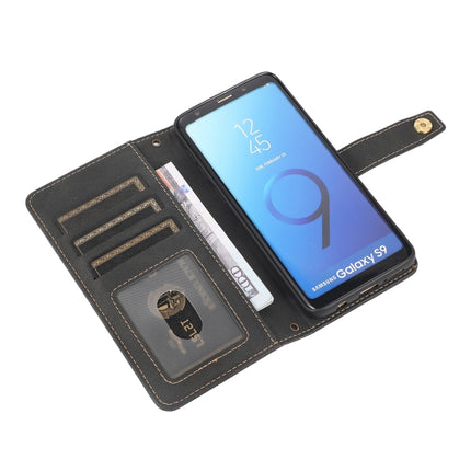 PU + TPU Horizontal Flip Leather Case with Holder & Card Slot & Wallet & Lanyard, For Samsung Galaxy S9, For Samsung Galaxy S9+