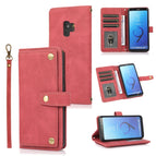 For Samsung Galaxy S9 / Wine Red