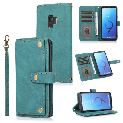 PU + TPU Horizontal Flip Leather Case with Holder & Card Slot & Wallet & Lanyard, For Samsung Galaxy S9, For Samsung Galaxy S9+