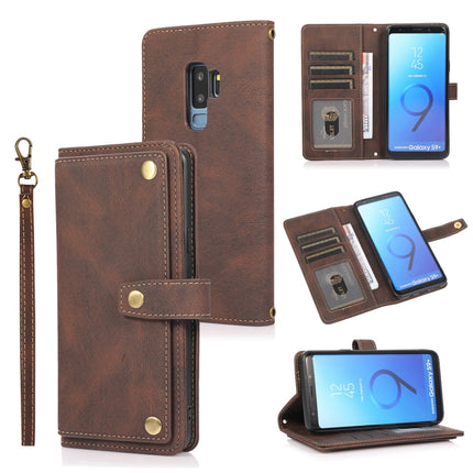 PU + TPU Horizontal Flip Leather Case with Holder & Card Slot & Wallet & Lanyard, For Samsung Galaxy S9, For Samsung Galaxy S9+