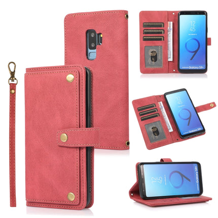 PU + TPU Horizontal Flip Leather Case with Holder & Card Slot & Wallet & Lanyard, For Samsung Galaxy S9, For Samsung Galaxy S9+