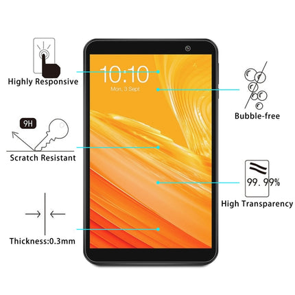 9H 2.5D Explosion-proof Tempered Glass Film, For Teclast P80X, For Teclast M40SE, For Teclast M40 Pro, For Teclast M40, For Teclast P20HD, For Teclast T40 Plus