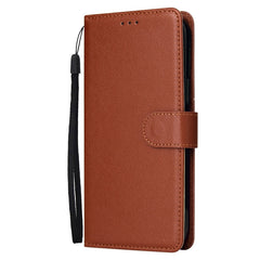 Multifunctional Horizontal Flip Leather Case, with Three Card Slot & Holder & Double Zip Wallett & Photo Frame & Lanyard, For iPhone 13 Pro Max