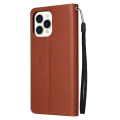 Multifunctional Horizontal Flip Leather Case, with Three Card Slot & Holder & Double Zip Wallett & Photo Frame & Lanyard, For iPhone 13 Pro Max
