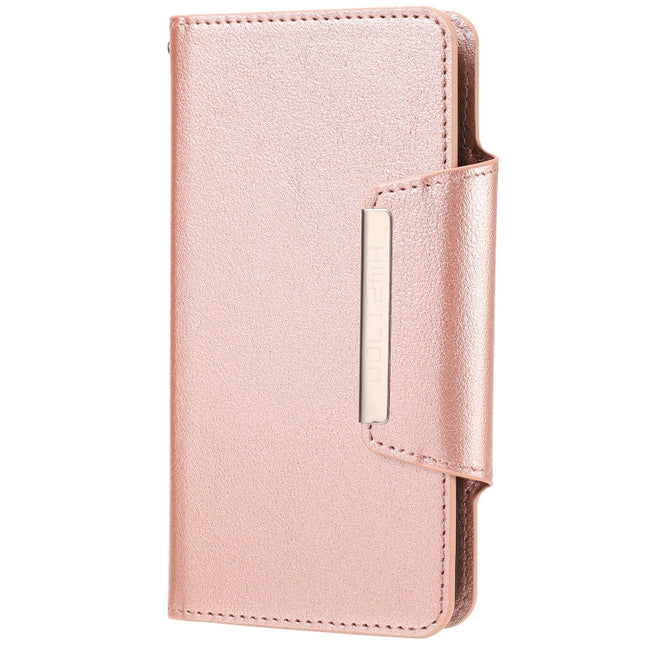 Ultra-thin Separable Magnetic Horizontal Flip Leather Case with Card Slot & Wallet, For iPhone SE 2022 / SE 2020 / 8 / 7, For iPhone X / XS