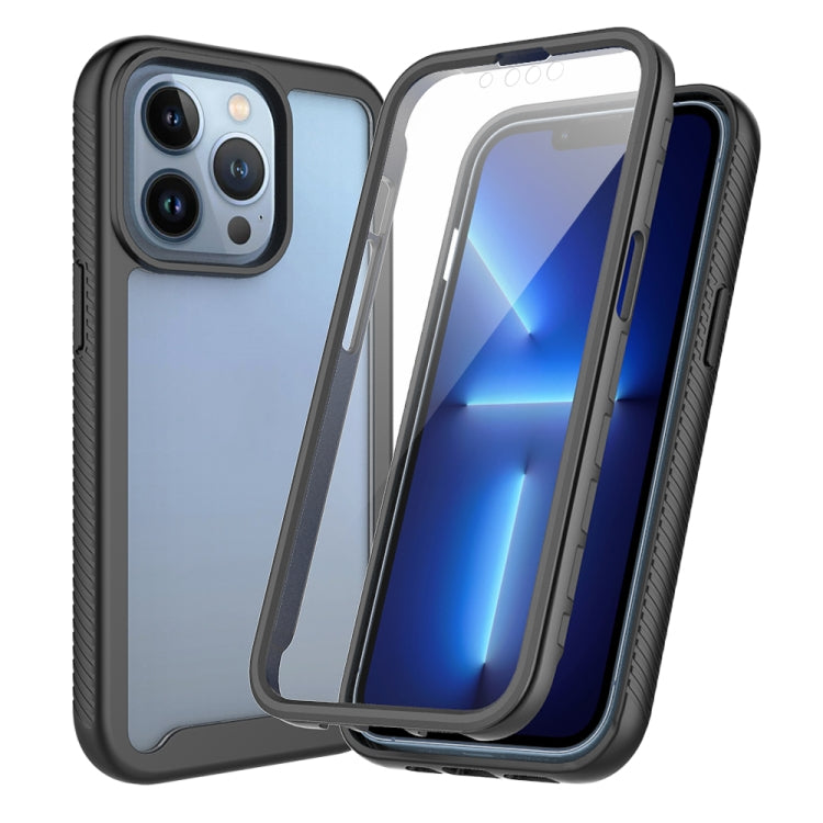 Starry Sky Solid Color Series Shockproof PC + TPU Case with PET Film, For iPhone 13 mini, For iPhone 13, For iPhone 13 Pro, For iPhone 13 Pro Max