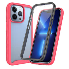 Starry Sky Solid Color Series Shockproof PC + TPU Case with PET Film, For iPhone 13 mini, For iPhone 13, For iPhone 13 Pro, For iPhone 13 Pro Max