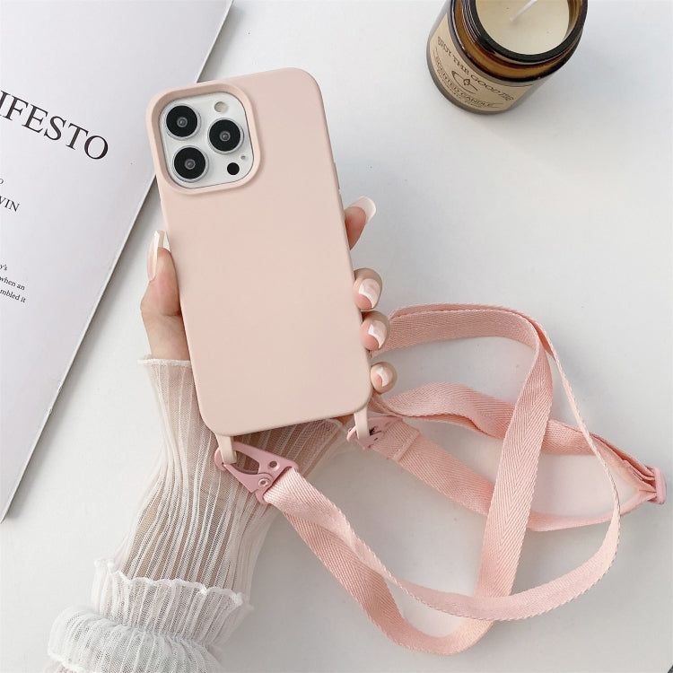 Elastic Silicone Protective Case with Wide Neck Lanyard, For iPhone 13, For iPhone 13 Pro, For iPhone 13 Pro Max