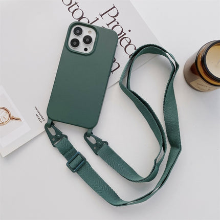 Funda protectora de silicona elástica con cordón ancho para el cuello, para iPhone 11 Pro, para iPhone 11 Pro Max