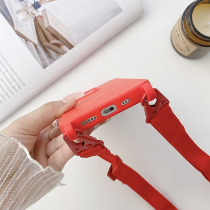 Elastic Silicone Protective Case with Wide Neck Lanyard