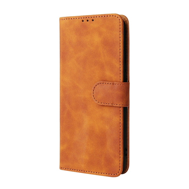 Solid Color Skin Feel Magnetic Buckle Horizontal Flip Calf Texture PU Leather Case with Holder & Card Slots & Wallet, For OPPO Realme C21Y, For vivo iQOO 8