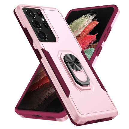 Pioneer Armor Heavy Duty PC + TPU Shockproof Case with Holder, For Samsung Galay S21 5G, For Samsung Galay S21+ 5G, For Samsung Galay S21 Ultra 5G, For Samsung Galay S21 FE