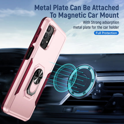 Pioneer Armor Heavy Duty PC + TPU Shockproof Case with Holder, For Samsung Galay A32 5G, For Samsung Galay A32 4G