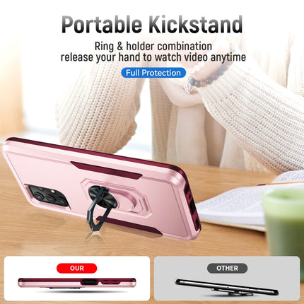 Pioneer Armor Heavy Duty PC + TPU Shockproof Case with Holder, For Samsung Galay A32 5G, For Samsung Galay A32 4G