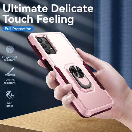 Pioneer Armor Heavy Duty PC + TPU Shockproof Case with Holder, For Samsung Galay A32 5G, For Samsung Galay A32 4G