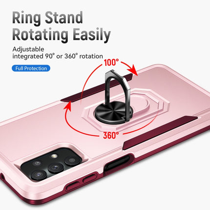 Pioneer Armor Heavy Duty PC + TPU Shockproof Case with Holder, For Samsung Galay A32 5G, For Samsung Galay A32 4G
