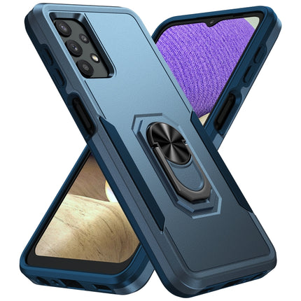 Pioneer Armor Heavy Duty PC + TPU Shockproof Case with Holder, For Samsung Galay A32 5G, For Samsung Galay A32 4G