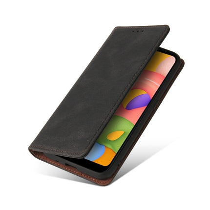 Simple Suction Closure Horizontal Flip Leather Case with Holder & Card Slot & Wallet, For Samsung Galaxy A01 EU Version, For Samsung Galaxy A02, For Samsung Galaxy A02s, For Samsung Galaxy A11 EU Version, For Samsung Galaxy A11 US Version              ...