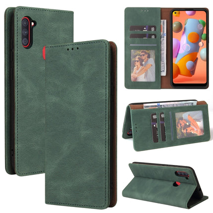 Simple Suction Closure Horizontal Flip Leather Case with Holder & Card Slot & Wallet, For Samsung Galaxy A01 EU Version, For Samsung Galaxy A02, For Samsung Galaxy A02s, For Samsung Galaxy A11 EU Version, For Samsung Galaxy A11 US Version              ...