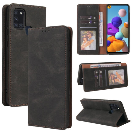 Simple Suction Closure Horizontal Flip Leather Case with Holder & Card Slot & Wallet, For Samsung Galaxy A21s, For Samsung Galaxy A21 EU Version, For Samsung Galaxy A22 5G, For Samsung Galaxy A31, For Samsung Galaxy A32, For Samsung Galaxy A32 5G