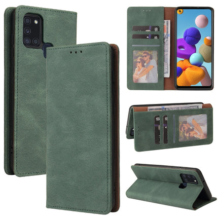 Simple Suction Closure Horizontal Flip Leather Case with Holder & Card Slot & Wallet, For Samsung Galaxy A21s, For Samsung Galaxy A21 EU Version, For Samsung Galaxy A22 5G, For Samsung Galaxy A31, For Samsung Galaxy A32, For Samsung Galaxy A32 5G