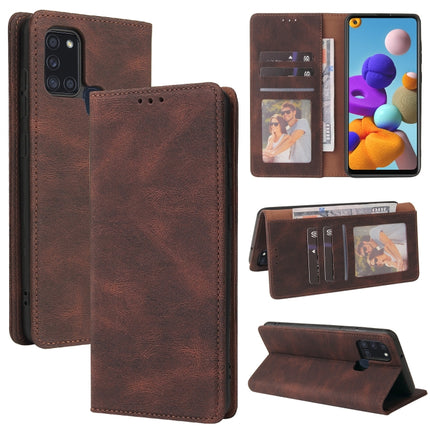 Simple Suction Closure Horizontal Flip Leather Case with Holder & Card Slot & Wallet, For Samsung Galaxy A21s, For Samsung Galaxy A21 EU Version, For Samsung Galaxy A22 5G, For Samsung Galaxy A31, For Samsung Galaxy A32, For Samsung Galaxy A32 5G