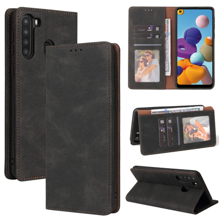 Simple Suction Closure Horizontal Flip Leather Case with Holder & Card Slot & Wallet, For Samsung Galaxy A21s, For Samsung Galaxy A21 EU Version, For Samsung Galaxy A22 5G, For Samsung Galaxy A31, For Samsung Galaxy A32, For Samsung Galaxy A32 5G