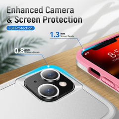 Pioneer Armor Heavy Duty PC + TPU Shockproof Case with Holder, For iPhone 13 mini, For iPhone 13, For iPhone 13 Pro, For iPhone 13 Pro Max, For iPhone 12 mini