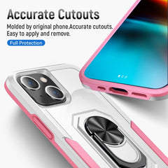 Pioneer Armor Heavy Duty PC + TPU Shockproof Case with Holder, For iPhone 13 mini, For iPhone 13, For iPhone 13 Pro, For iPhone 13 Pro Max, For iPhone 12 mini