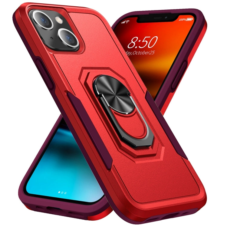 Pioneer Armor Heavy Duty PC + TPU Shockproof Case with Holder, For iPhone 13 mini, For iPhone 13, For iPhone 13 Pro, For iPhone 13 Pro Max